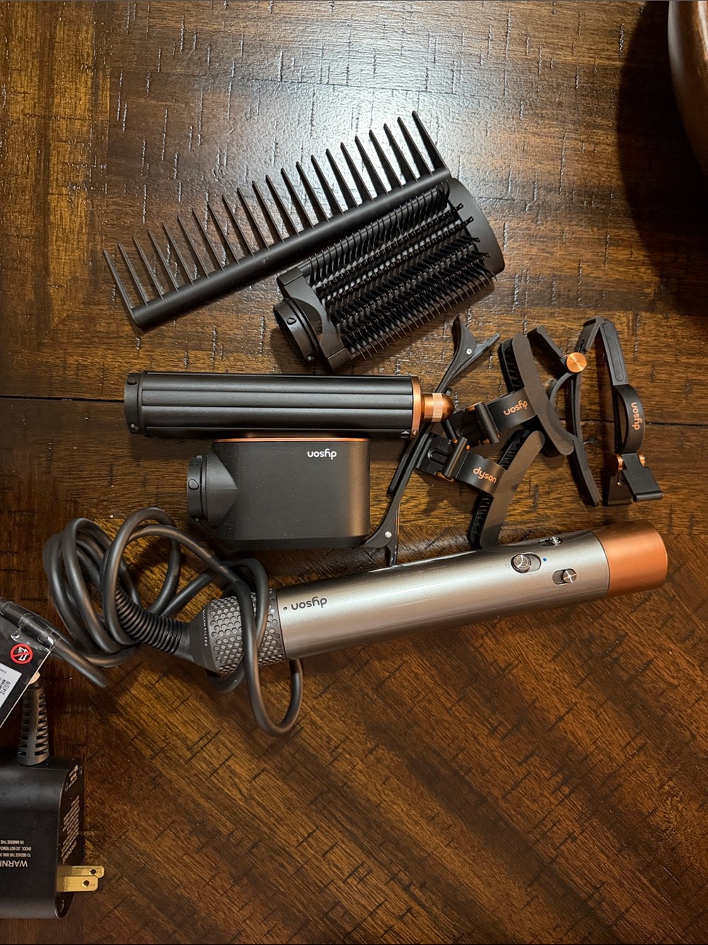 Hair styling tool (Dyson attachments)